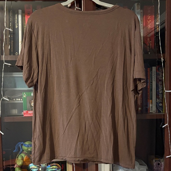 American Eagle Soft & Sexy Brown Tee - Picture 3 of 3